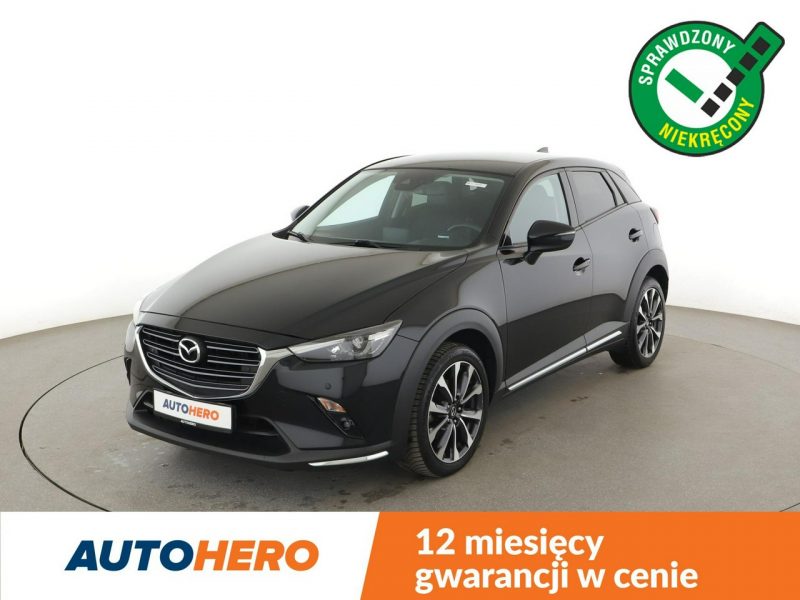 Mazda CX-3 navi półskóra klima auto kamera i czujniki parkowania grzane fotele