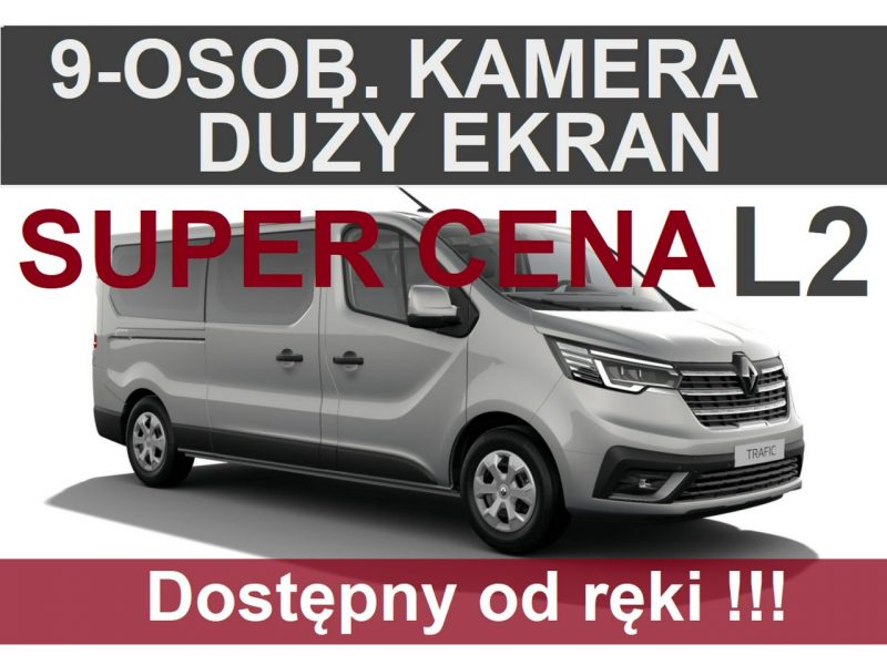 Renault Trafic L2 150KM 2,0 Full Led Super Niska Cena Kamera Od ręki !! 1966zł III (2014-)
