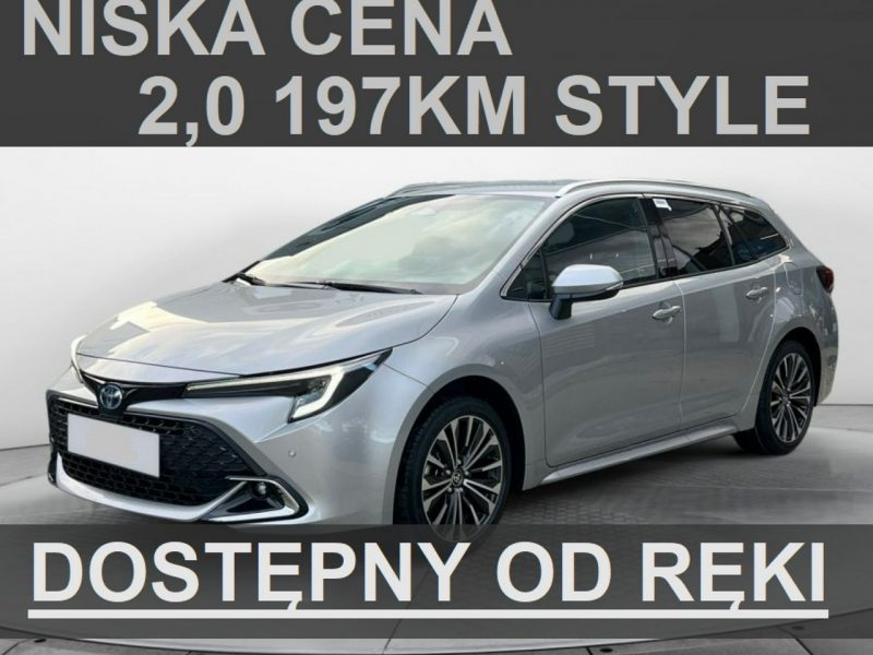 Toyota Corolla Style 2,0 196KM Kamera Super Niska Cena Dostępny od ręki 1523 zł E21 (2019-)