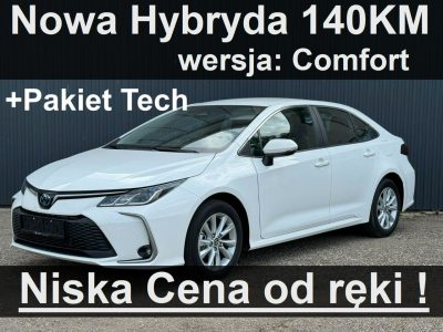 Toyota Corolla Nowa Hybryda 140KM 1,8 Pakiet Tech Comfort Kamera Dostępny - 1272zł E21 (2019-)
