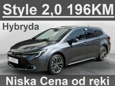 Toyota Corolla Style 2,0 196KM Kamera Super Niska Cena Dostępny od ręki 1523 zł E21 (2019-)