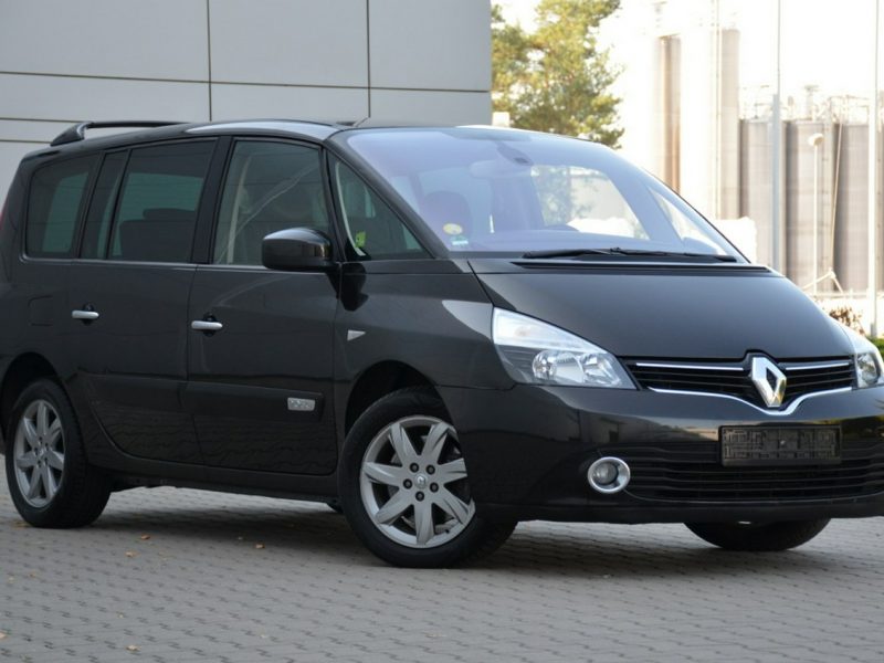 Renault Grand Espace Czarny Zarejestrowany 2.0DCI 150KM Lift Serwis Navi Skóra IV (2003-)