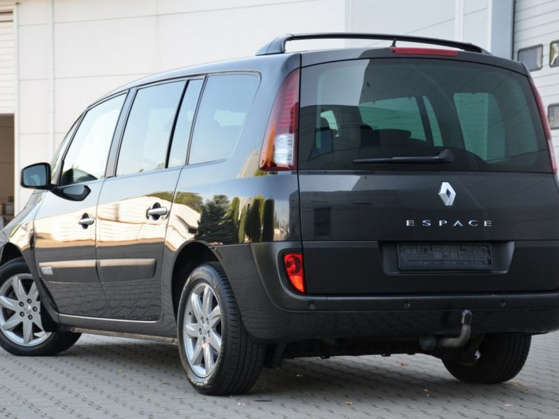 Renault Grand Espace Czarny Zarejestrowany 2.0DCI 150KM Lift Serwis Navi Skóra IV (2003-)