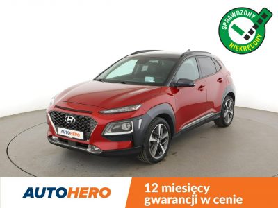 Hyundai Kona Premium automat 4x4 skóra 177KM navi grzane fotele kamera klima-auto I (2017-2023)