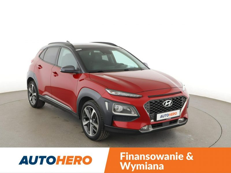 Hyundai Kona Premium automat 4x4 skóra 177KM navi grzane fotele kamera klima-auto I (2017-2023)
