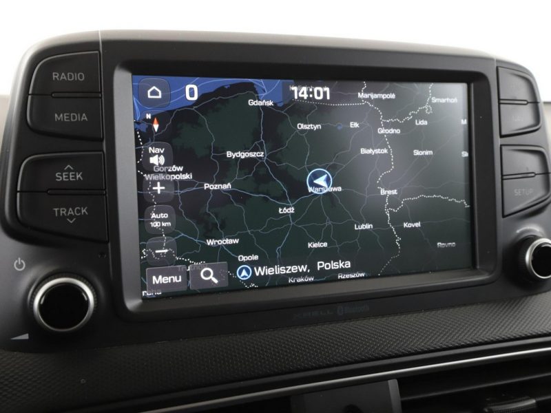 Hyundai Kona Premium automat 4x4 skóra 177KM navi grzane fotele kamera klima-auto I (2017-2023)