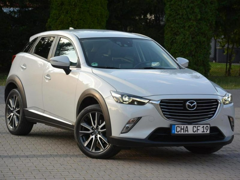 Mazda CX-3 Biała Perła Skóry Navi Kamera Head Up Ledy Xenon Alu 18 Aso Mazda