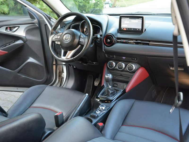 Mazda CX-3 Biała Perła Skóry Navi Kamera Head Up Ledy Xenon Alu 18 Aso Mazda