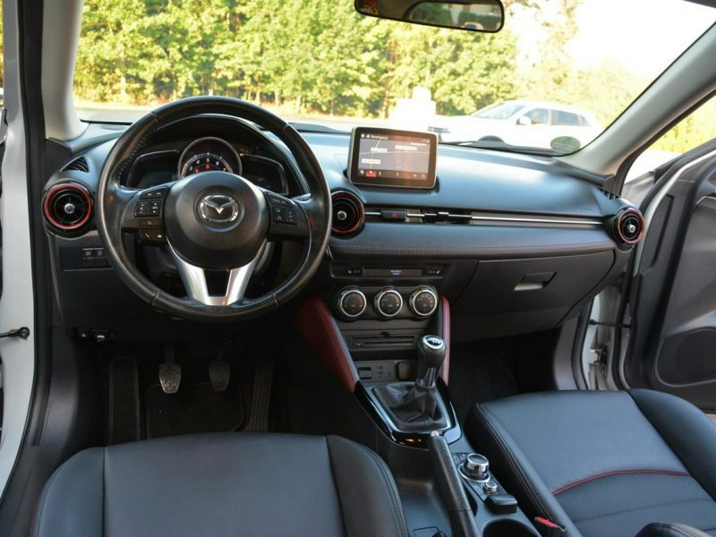 Mazda CX-3 Biała Perła Skóry Navi Kamera Head Up Ledy Xenon Alu 18 Aso Mazda
