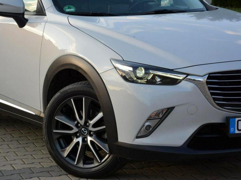 Mazda CX-3 Biała Perła Skóry Navi Kamera Head Up Ledy Xenon Alu 18 Aso Mazda