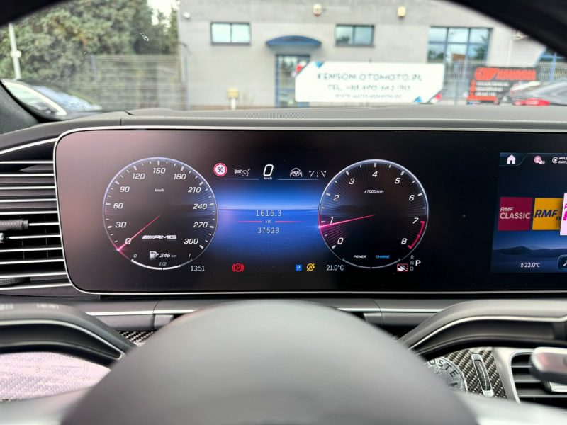 Mercedes GLE 63 AMG MATRIX, Burmester, Klima, Navi, Kamera 360,Aktywny Temp,Wentyle,Masaże W167 (2019 - )
