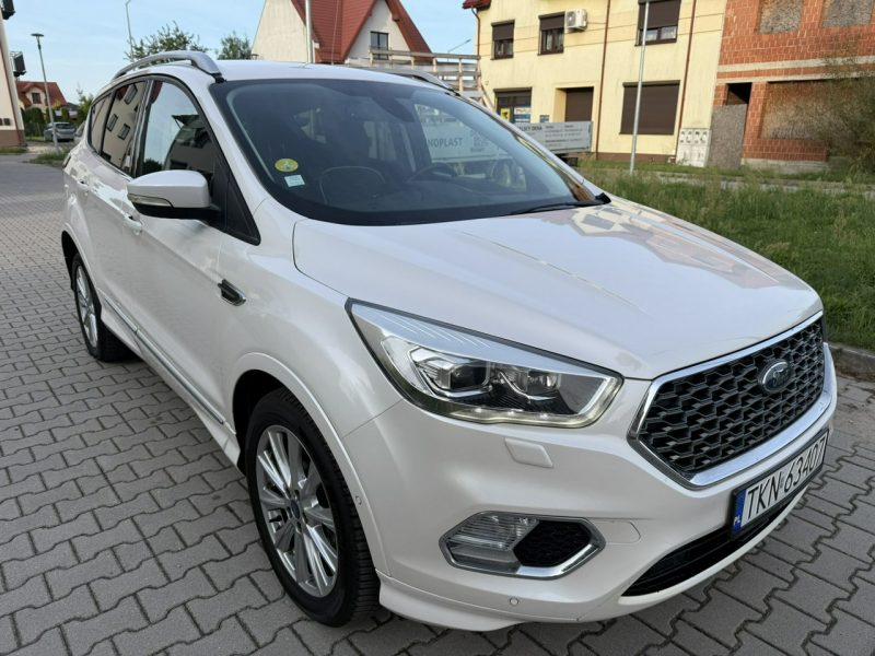 Ford Kuga 2.0TDCI Manual Vignale BixXenon Skóra Kamera Keyless Biała Perła II (2012-)