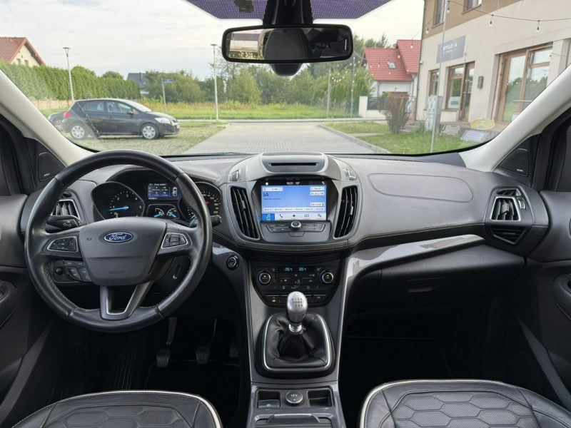 Ford Kuga 2.0TDCI Manual Vignale BixXenon Skóra Kamera Keyless Biała Perła II (2012-)