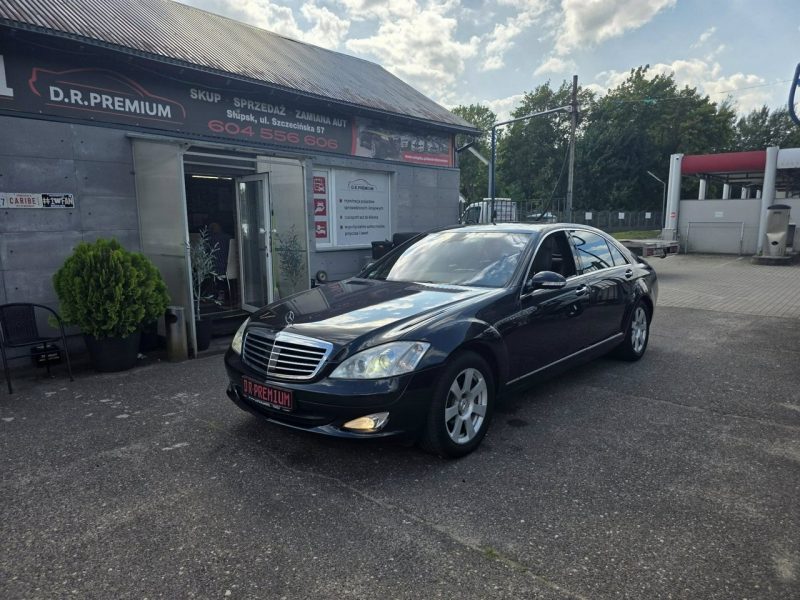 Mercedes S 320 3.0 CDI 235 KM, Long, 4-Matic, Pneumatyka, Dociągi, Tempomat Aktywny W221 (2005-2013)