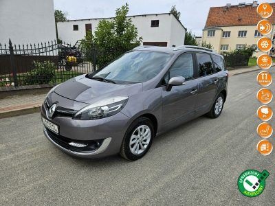 Renault Grand Scenic Opłacony Zdrowy Zadbany Serwisowany Bogato wyposażony 1 Wł Po Serwisie II (2009-2016)