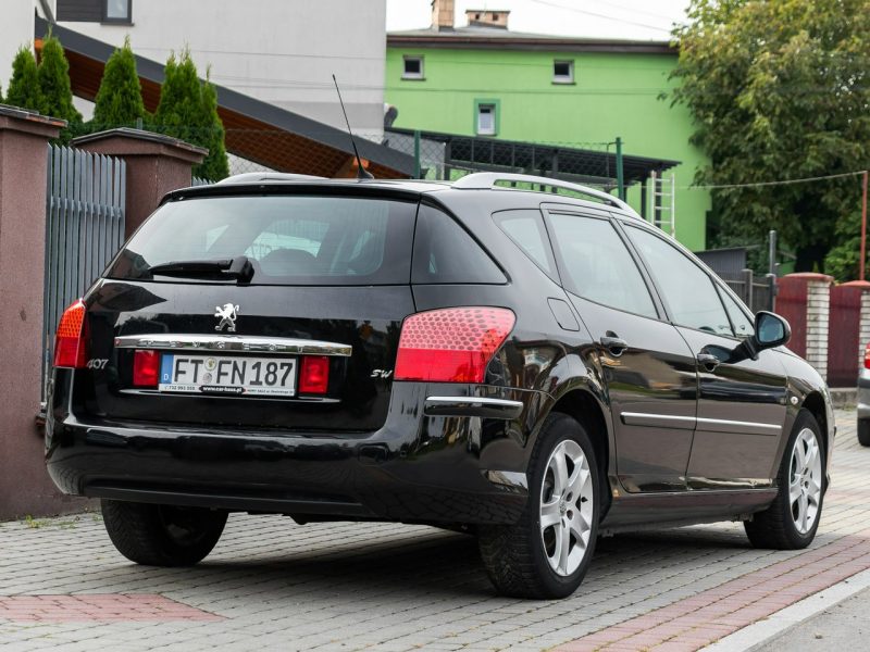 Peugeot 407 SW 2.0_Diesel_163 KM_195 tyś km_automt_FV23%