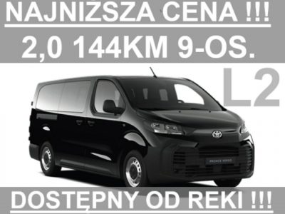 Toyota Proace Verso 2,0 144KM 9-os. Dostępny od ręki Najniższa cena ! Czujniki 1712 zł