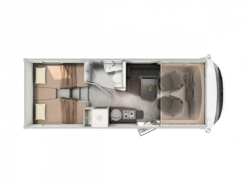 samochody kempingowe Hymer-Eriba B-MC I580 Integra na bazie Mercedesa dla 4 osób do 3,5T! Kraków