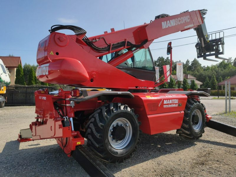 pozostałe Manitou MRT 2150 ROTO Ładowarka Teleskopowa Obrotowa 2550 1850 1840 Wózek Jezdniowy Podnośnikowy Obrotowy Zwyżka Dzwig Super Stan