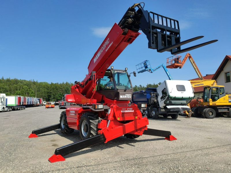 pozostałe Manitou MRT 2150 ROTO Ładowarka Teleskopowa Obrotowa 2550 1850 1840 Wózek Jezdniowy Podnośnikowy Obrotowy Zwyżka Dzwig Super Stan