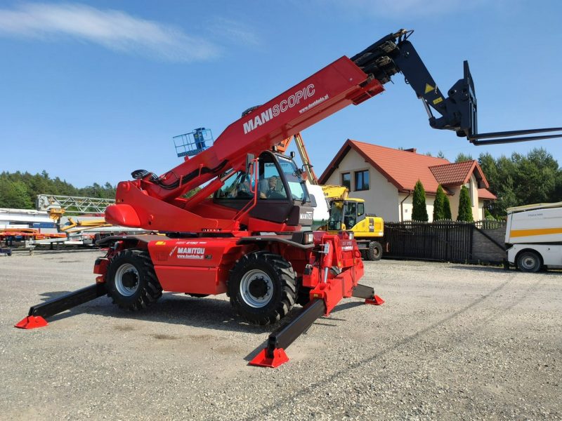 pozostałe Manitou MRT 2150 ROTO Ładowarka Teleskopowa Obrotowa 2550 1850 1840 Wózek Jezdniowy Podnośnikowy Obrotowy Zwyżka Dzwig Super Stan