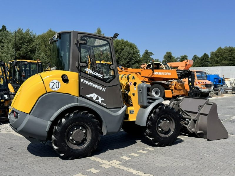 średnia kołowa Mecalac AX 700 Szybko-Złącze Łyżka Super Stan Super Stan nie Wacker Liebherr Jcb Volvo Caterpillar