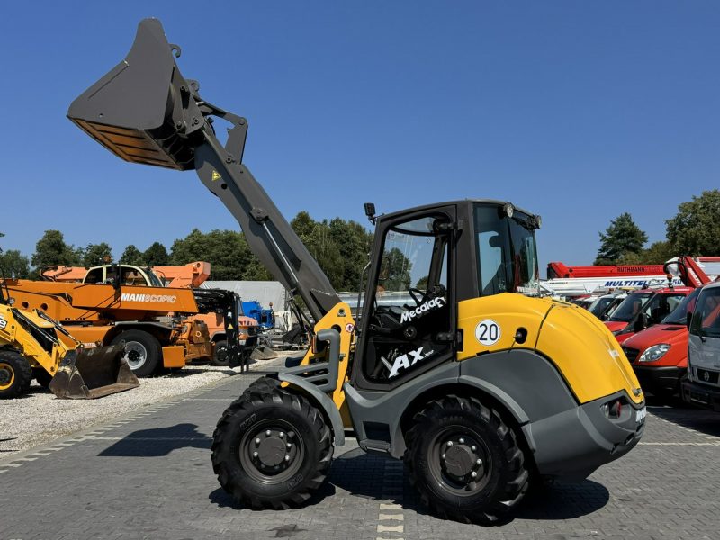 średnia kołowa Mecalac AX 700 Szybko-Złącze Łyżka Super Stan Super Stan nie Wacker Liebherr Jcb Volvo Caterpillar