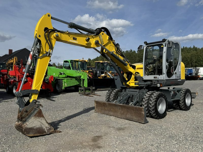 kołowa Wacker Neuson EW100 Pług + Podpory 10 ton Szybkozłącze Klimatyzacja Nowe Opony Świeżo Sprowadzona ( Terex Caterpiller Liebherr )