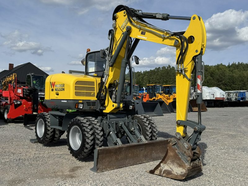 kołowa Wacker Neuson EW100 Pług + Podpory 10 ton Szybkozłącze Klimatyzacja Nowe Opony Świeżo Sprowadzona ( Terex Caterpiller Liebherr )