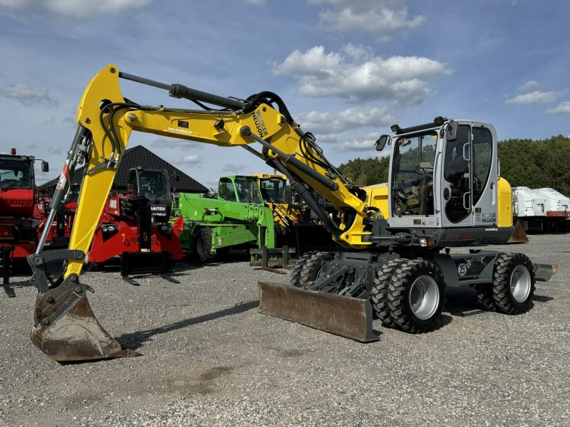 kołowa Wacker Neuson EW100 Pług + Podpory 10 ton Szybkozłącze Klimatyzacja Nowe Opony Świeżo Sprowadzona ( Terex Caterpiller Liebherr )