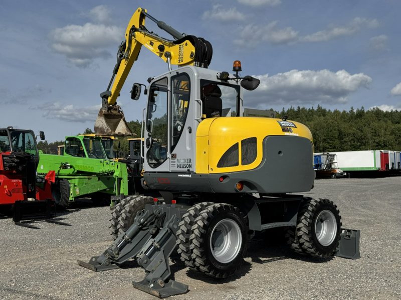 kołowa Wacker Neuson EW100 Pług + Podpory 10 ton Szybkozłącze Klimatyzacja Nowe Opony Świeżo Sprowadzona ( Terex Caterpiller Liebherr )