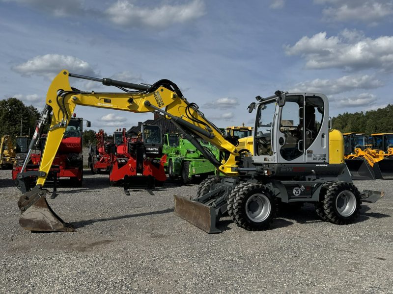 kołowa Wacker Neuson EW100 Pług + Podpory 10 ton Szybkozłącze Klimatyzacja Nowe Opony Świeżo Sprowadzona ( Terex Caterpiller Liebherr )