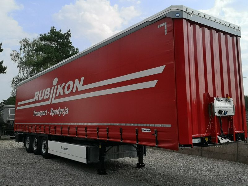 firana Krone Firana Standard Oś Posnoszona Paleciara Jak Fabrycznie Nowa! 2022 Rok Produkcji! Jeden Właściciel! Z Ruchu Międzynarodowego! OKAZ!
