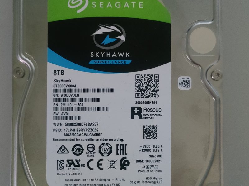 Dysk twardy Seagate SkyHawk 8TB 3,5"