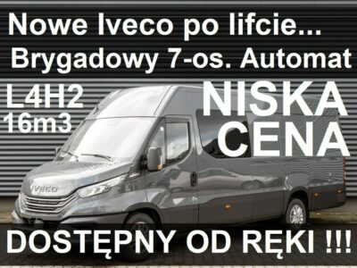 Iveco Daily 35S18A8H V L4H2 16m3 176KM 7-os. Dostępny od ręki ! Super Cena 2565 zł Od ręki !