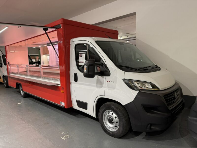 Fiat Ducato Autosklep wędlin Gastronomiczna food truck foodtruck sklep Borco 2022