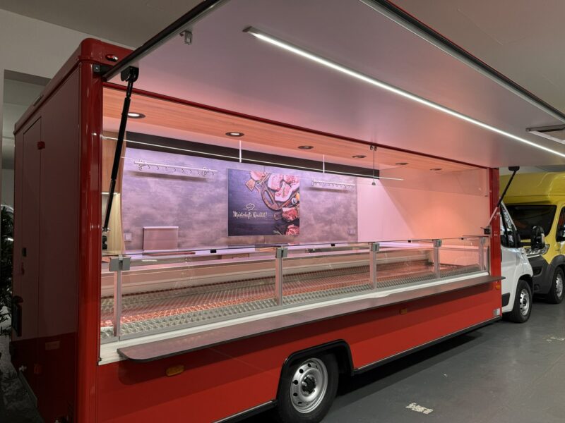 Fiat Ducato Autosklep wędlin Gastronomiczna food truck foodtruck sklep Borco 2022