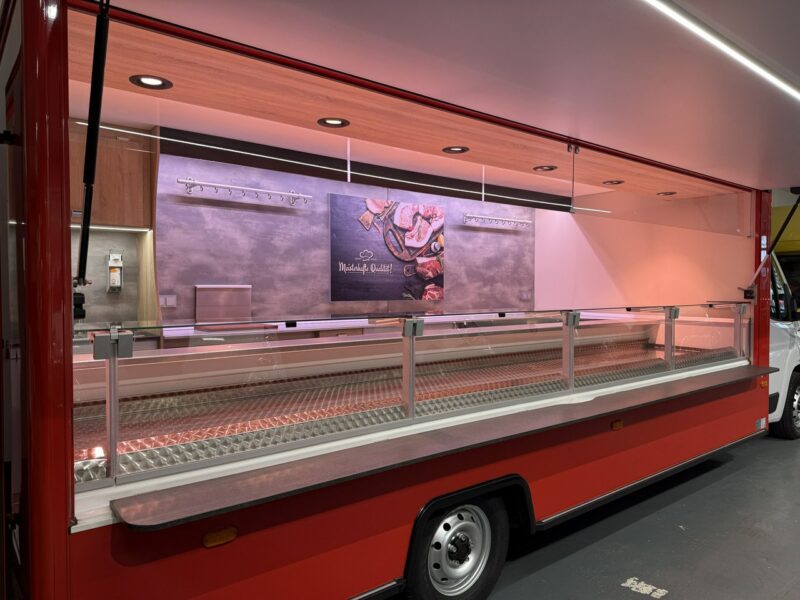 Fiat Ducato Autosklep wędlin Gastronomiczna food truck foodtruck sklep Borco 2022