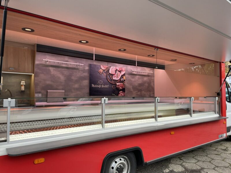 Fiat Ducato Autosklep wędlin Gastronomiczna food truck foodtruck sklep Borco 2022