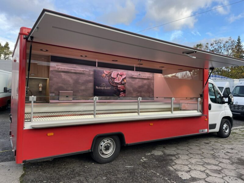 Fiat Ducato Autosklep wędlin Gastronomiczna food truck foodtruck sklep Borco 2022