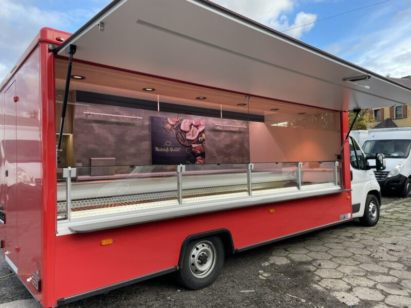 Fiat Ducato Autosklep wędlin Gastronomiczna food truck foodtruck sklep Borco 2022