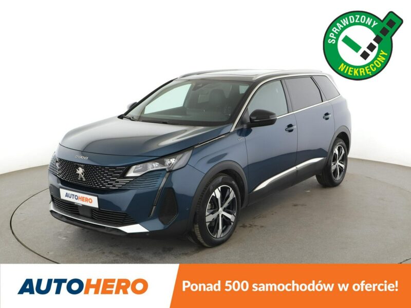Peugeot 5008 FV23% GT-Line atuomat 177KM 7-osob. skóra panorama navi ACC grzane fot II (2017-)