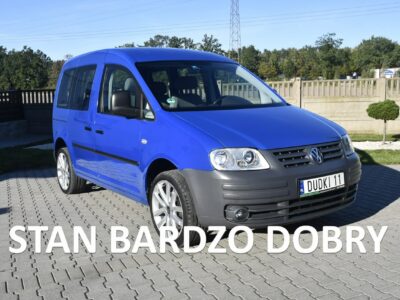 Volkswagen Caddy 1,6benz MPI. 5 Osób,Klimatyzacja.Alufelgi.El.szyby.Centralka.kredyt. III (2004-)