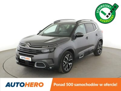 Citroen C5 Aircross 1.6 PHEV Automat Shine Navi ACC Grzane Fotele Grzane Fotele Kamery LED