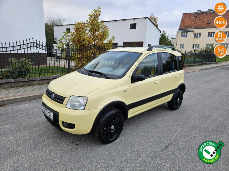 Fiat Panda Opłacona Zdrowa Zadbana Serwisowana Klima 4x4 1 Wł Po Serwisie II (2003-2012)