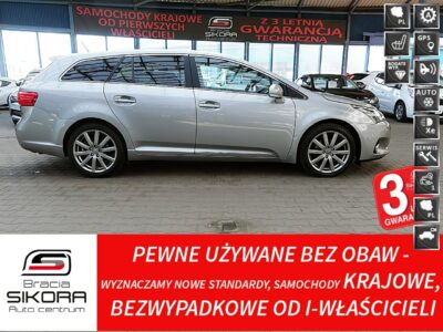 Toyota Avensis MAX OPCJA! Automat+SZKLANY DACH+Skóra+NAavi+Led GWARANCJA Krajowy F23% III (2009-)