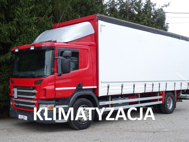 Scania P250 Euro 6 sypialna firanka wys.2.60 winda poduszki sprowadzony Scania P250 EURO 6 firanka z windą , sypialna sprowadzony