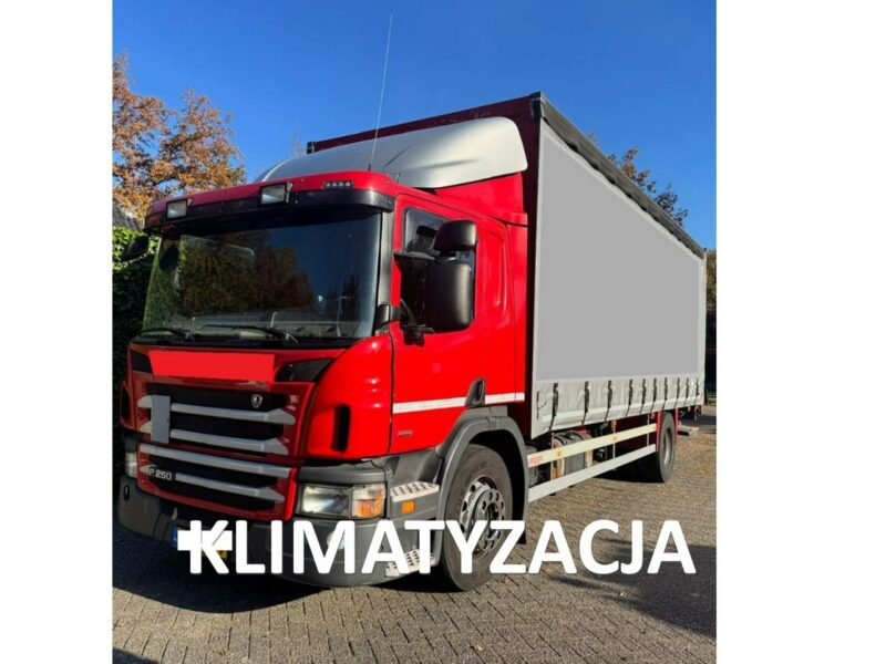 Scania P250 Euro 6 sypialna firanka wys.2.60 winda poduszki sprowadzony Scania P250 EURO 6 firanka z windą , sypialna sprowadzony