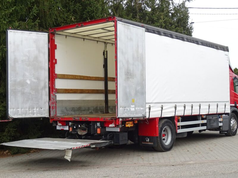 Scania P250 Euro 6 sypialna firanka wys.2.60 winda poduszki sprowadzony Scania P250 EURO 6 firanka z windą , sypialna sprowadzony