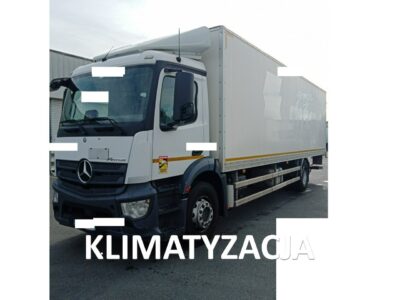 Mercedes Antos 1830 Euro6 kontener 21pal winda poduszki klima Sprowadzony Mercedes Antos 1830 Euro 6 kontener 21p winda tylko 436 ts.km udokumen